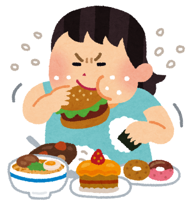 女子 私痩せの大食いでー いくら食べても太らないんですよー ワイ ほーすごい おまめブログ 仮 おんj