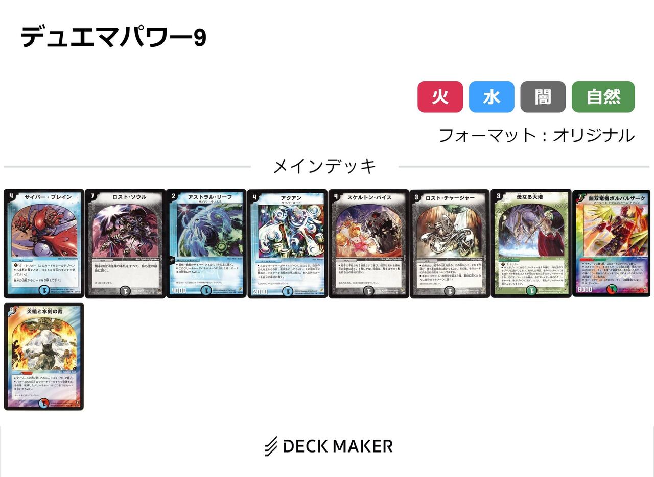 MTG】元ネタの定義に忠実な真のデュエマ版パワー9を決める : ゴイケン