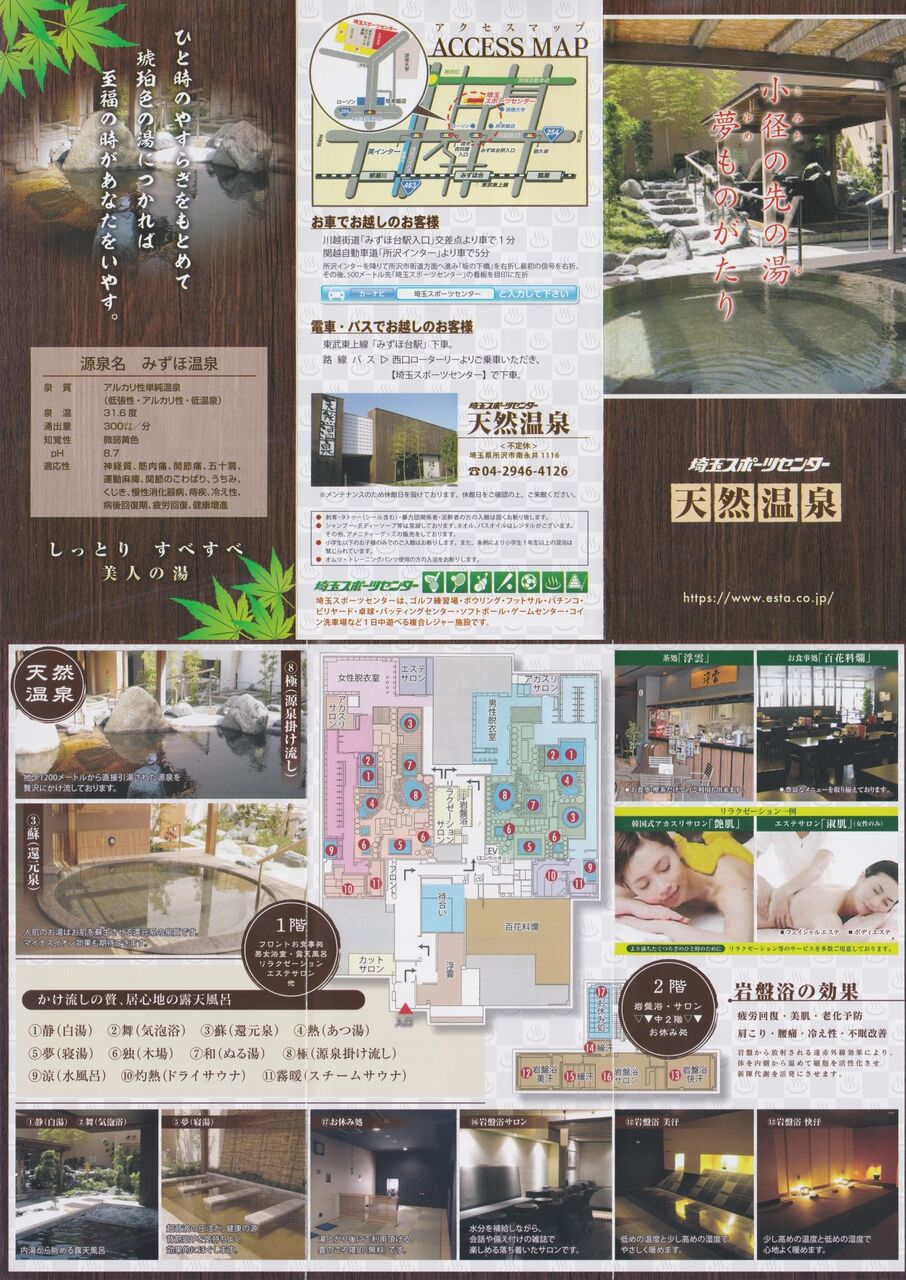 埼玉スポーツセンター天然温泉(旧彩ゆ記)は肌アワアワヌルヌル褐色湯掛け流し : 利根川温泉ブログ