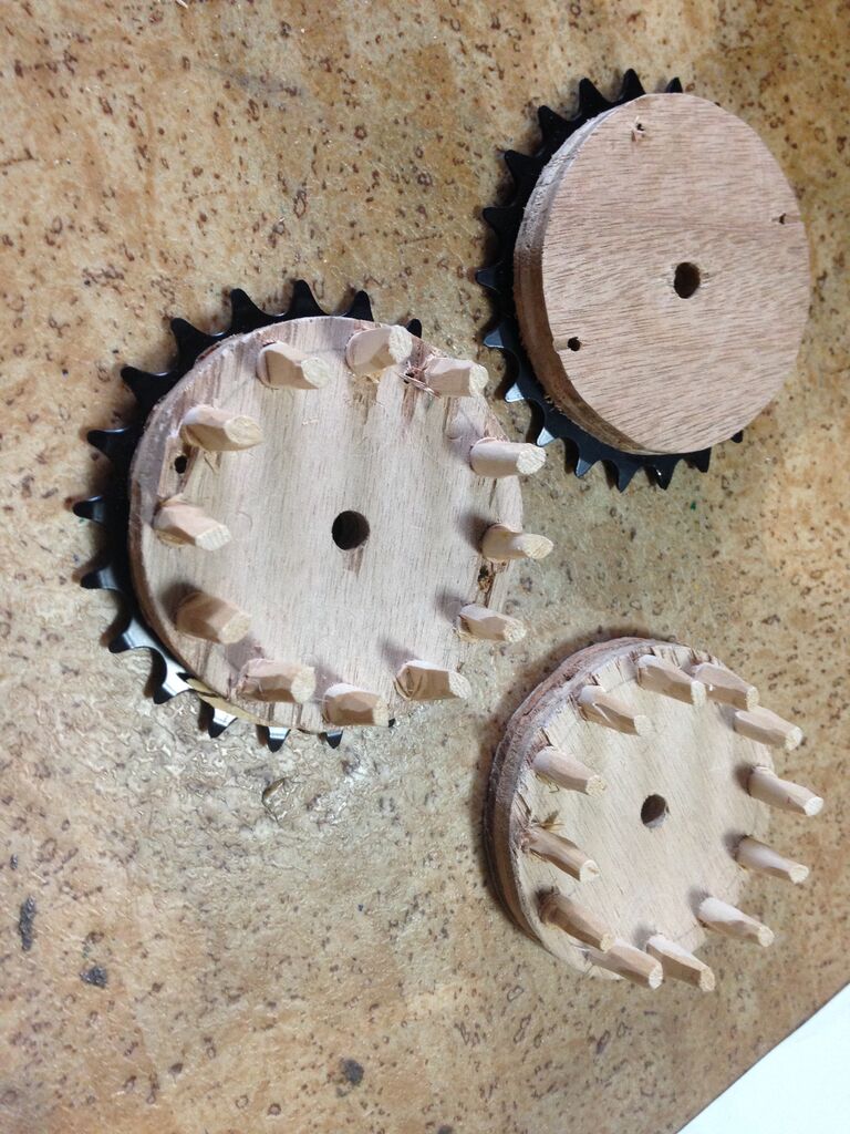 夏休み自転車チェーンで作れる