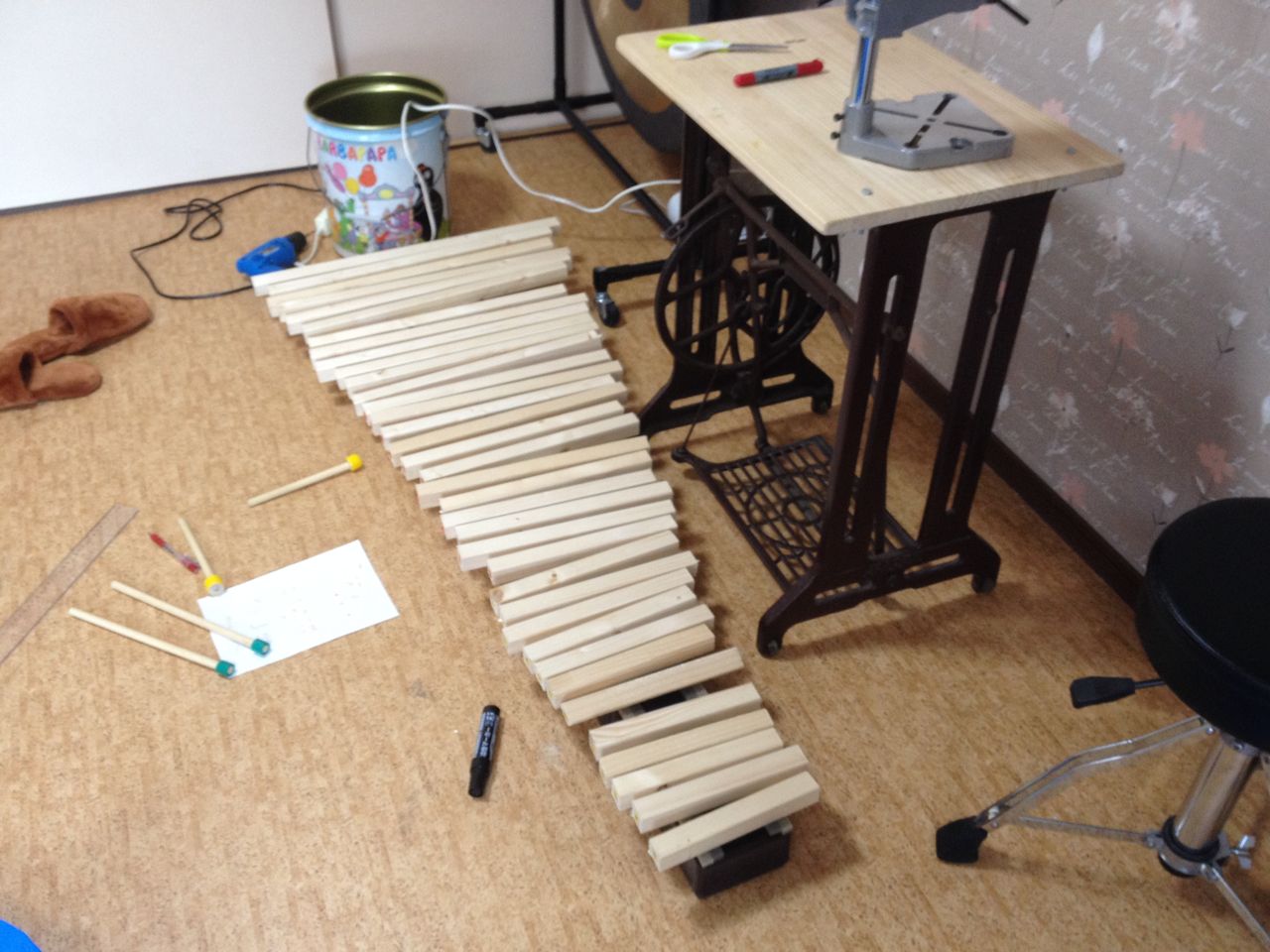 木琴をつくろう 手作り楽器 Kajiiのブログ