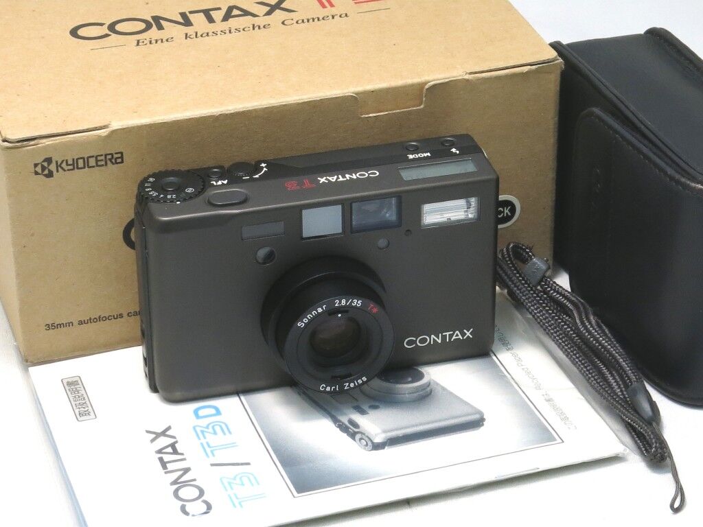 CONTAX T3 Black 【AB+】 ¥528,000-(税込) : コンタックス CONTAX T3 Black 【AB+】 ¥528,000-(税込) : コンタックス