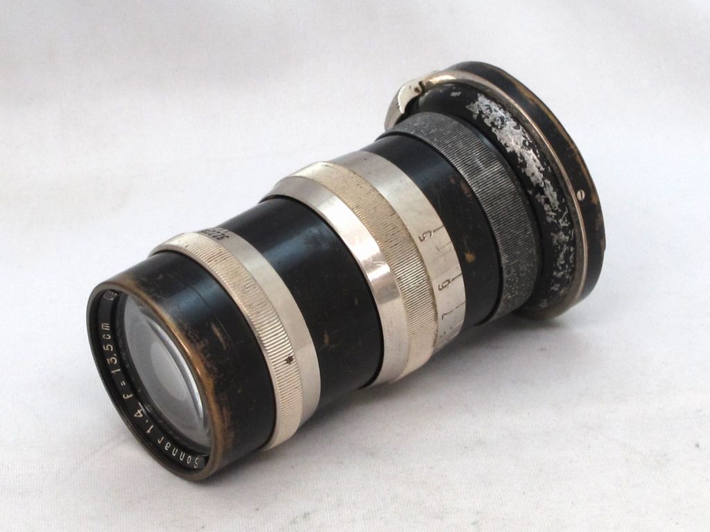 レンズ(単焦点) contarex Carl Zeiss Sonnar 135mm F4 135mm F4 Sonnar Carl Zeiss Contax 用、距離計連動、｜カメラの