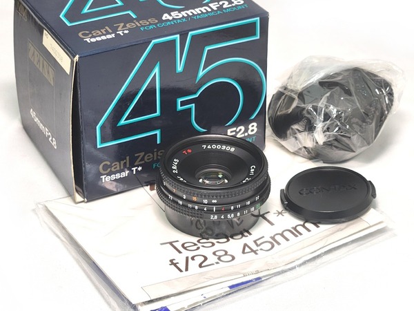 ★極美品付属品多数Carl Zeiss Tessar 45 2.8 T* MMJ Amazon | CONTAX Carl Zeiss TessarT* 45mm F2.8 | クローズアップ