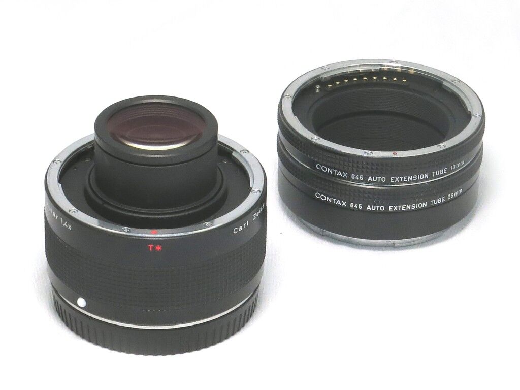 その他 CONTAX 645 AUTO EXTENSION TUBE 13mm Mutar T* 1.4x M + 645 AUTO EXTENSION TUBE 13mm 26mm 【AB】 ***SOLD