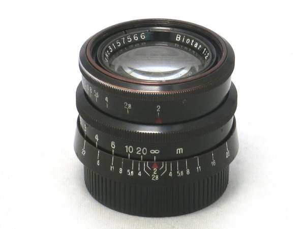 Carl Zeiss Jena Biotar T 58mm F2 Black （M42マウント） 【AB