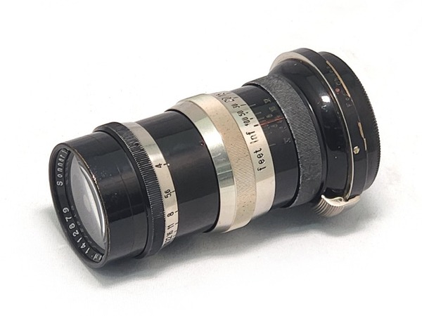 Carl Zeiss Jena Sonnar 135mm F4 ニッケル for China 【AB】 ￥59,800
