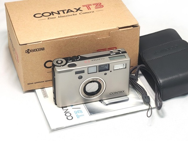 CONTAX T3 【A-】 ***SOLD OUT*** : コンタックス専門店 カメラの極楽堂