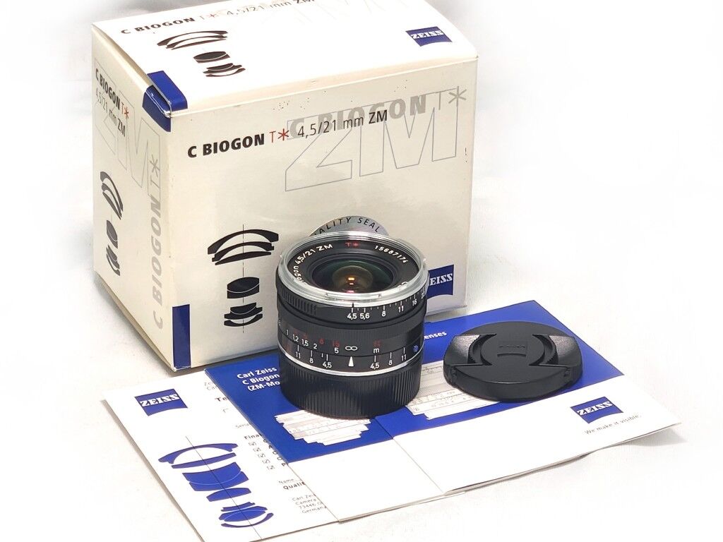 C Biogon T* 21mm F4.5 ZM 【AB+】 ￥158,000-（税込） : コンタックス