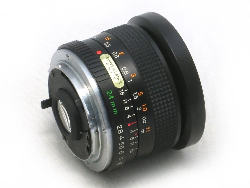 YASHICA ML 24mm F2.8 (監視用→一眼用改造) 【AB】 ¥39,800 YASHICA ML 24mm F2.8 (監視用→一眼用改造) 【AB】 ¥39,800