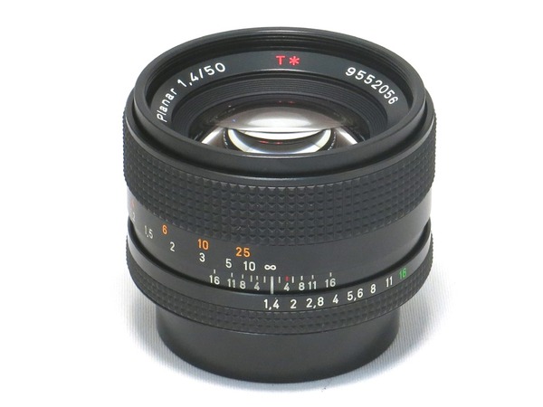 コンタックス Planarプラナー T* 50mm F1.4 #17238 銘玉】CONTAX Planar T＊ 50mm F1.4 MMJ 外観レビュー | 収差Love