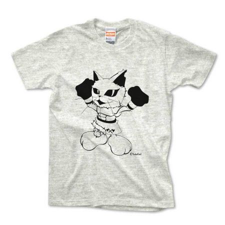 CatBoxerアーサーTシャツ(アッシュ)
