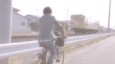 君は自転車私は電車・気動車で帰宅