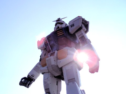 ガンダム大地に立つ 逆光で C級hack シクハック