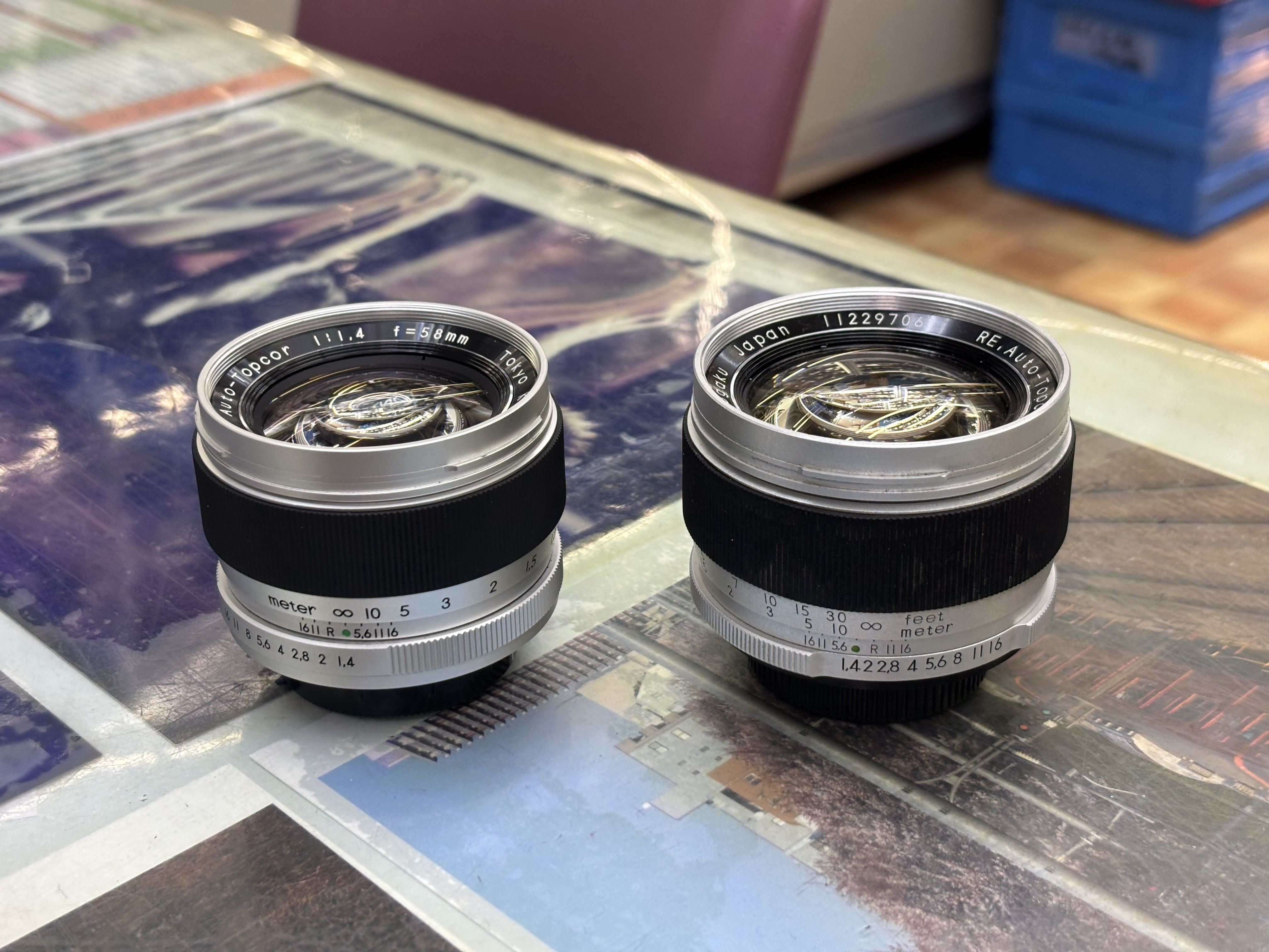 2つのAuto-Topcor 58mm F1.4 : 極楽堂新米社員のヲタな物言い