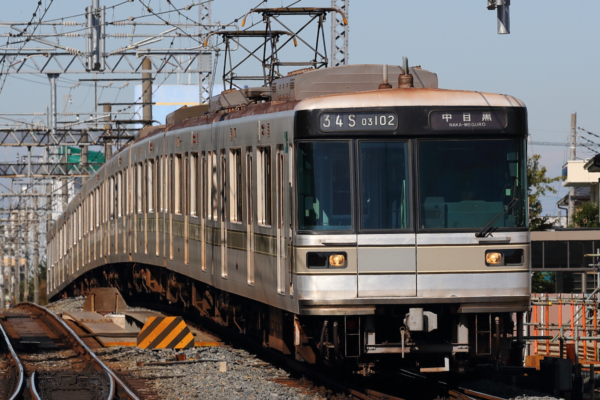 東京メトロ03系102f バリ順光せんげん台 支配人のたららんな日々