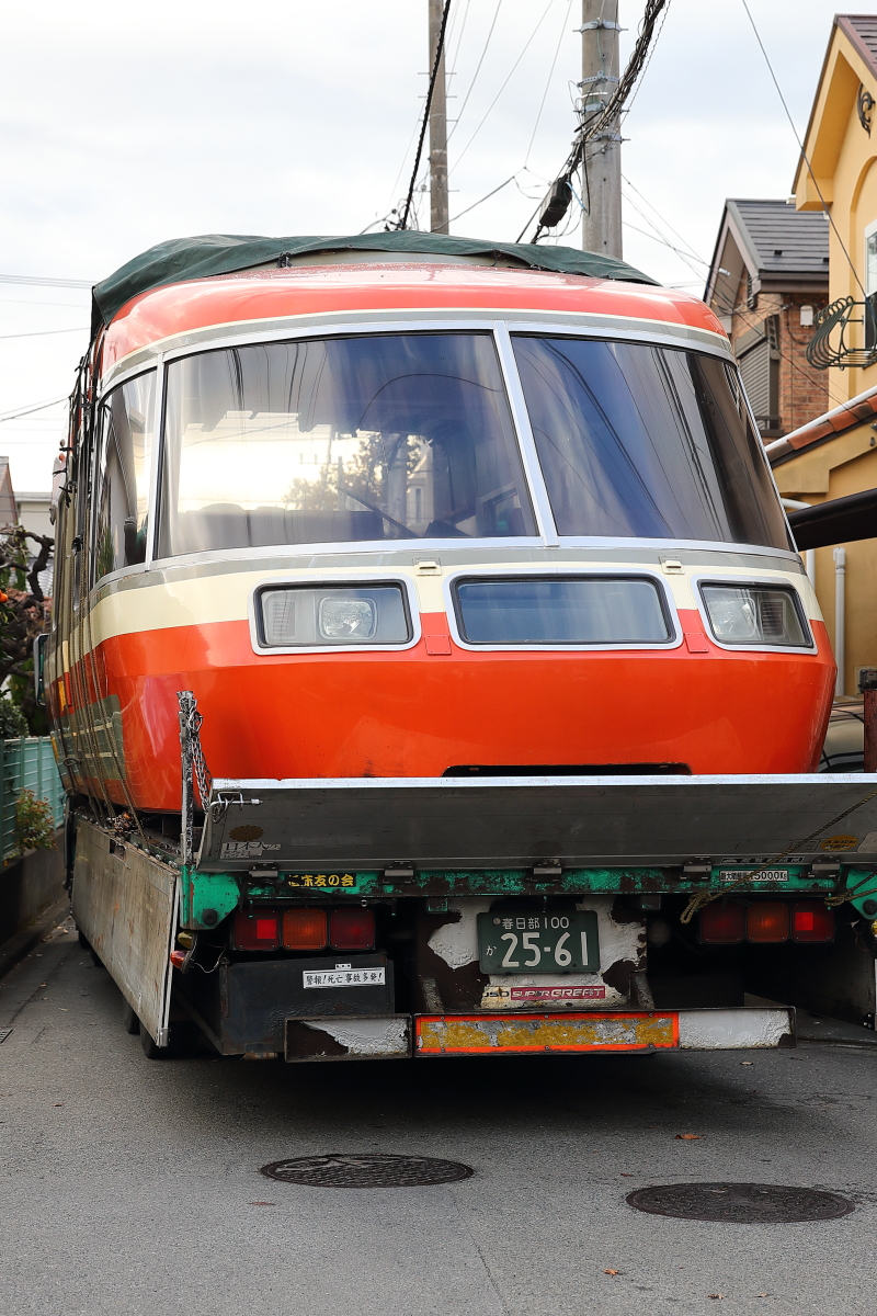 小田急ロマンスカーlseの搬出および陸送 支配人のたららんな日々 小田急ロマンスカーlseの搬出および陸送 支配人のたららんな日々