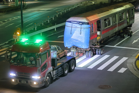 都営大江戸線12-000形12-161F 168号車 廃車陸送@辰巳一 : 支配人のたら