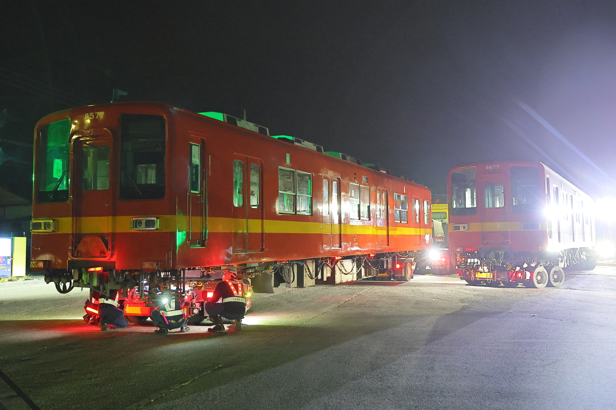 東武8000系8577F 蔵王ロープウェイへの譲渡陸送@作次郎 : 支配人のたら