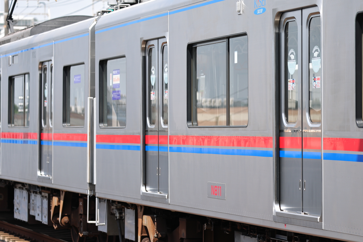 京成松戸線（旧新京成）N800形 N818F くぬぎ山出場試運転 : 支配人の