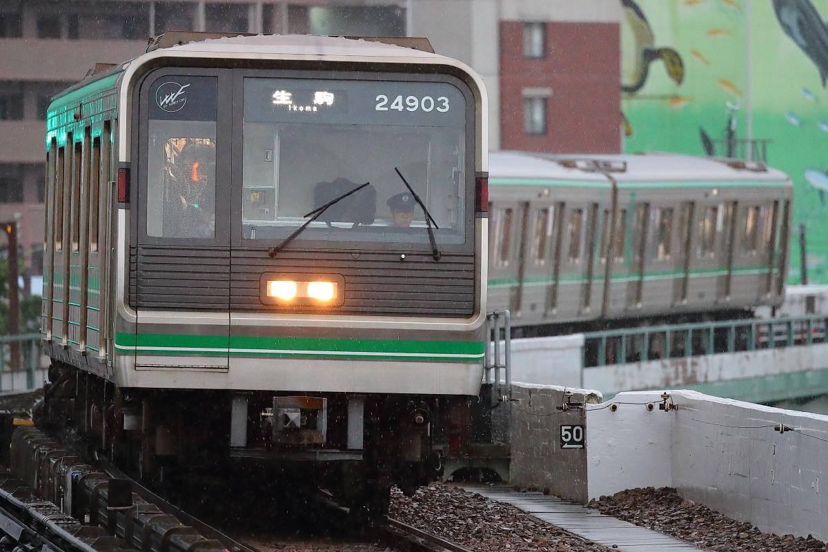 大阪メトロ中央線 側面方向幕