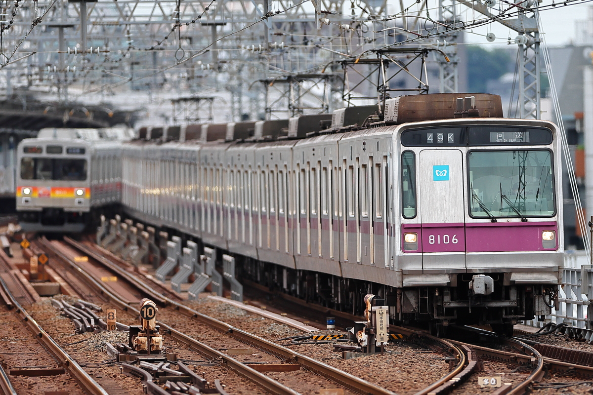 東京メトロ8000系8106F 廃車回送＠二子玉川 : 支配人のたららん
