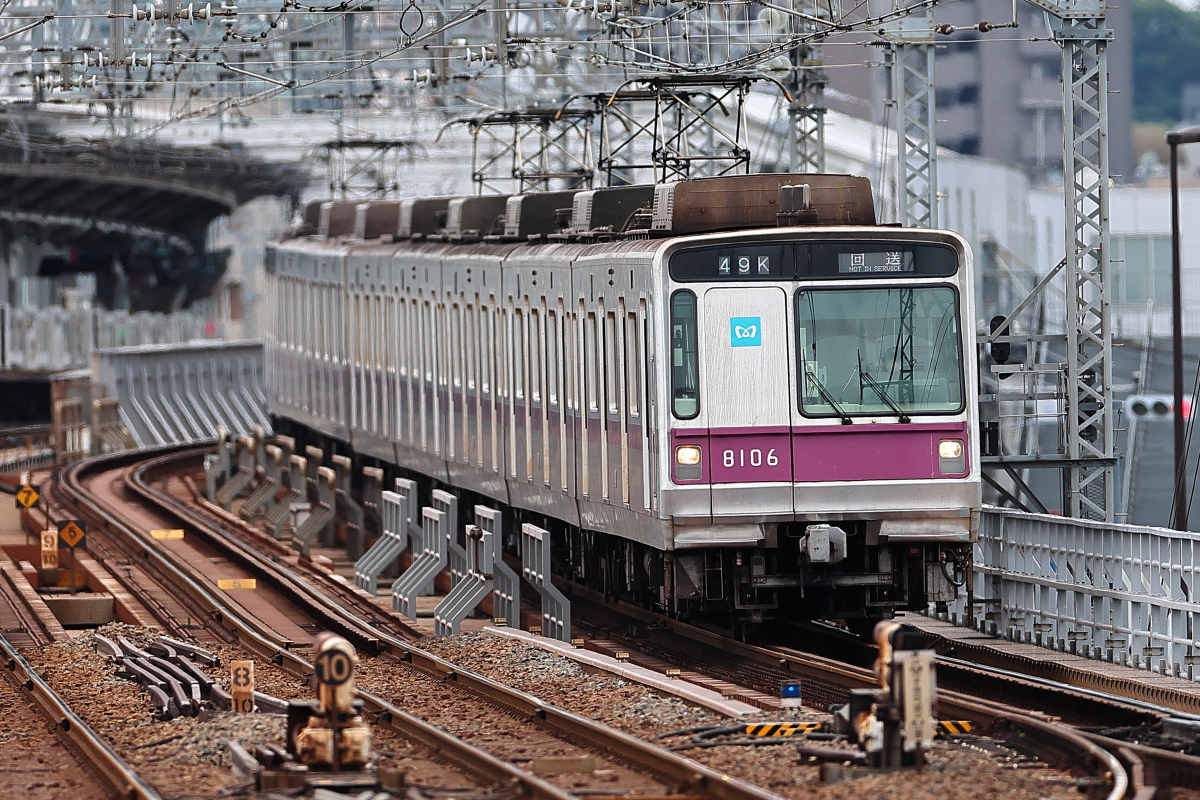 東京メトロ8000系8106F 廃車回送＠二子玉川 : 支配人のたららんな日々♪