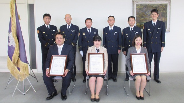 浜松市消防長表彰