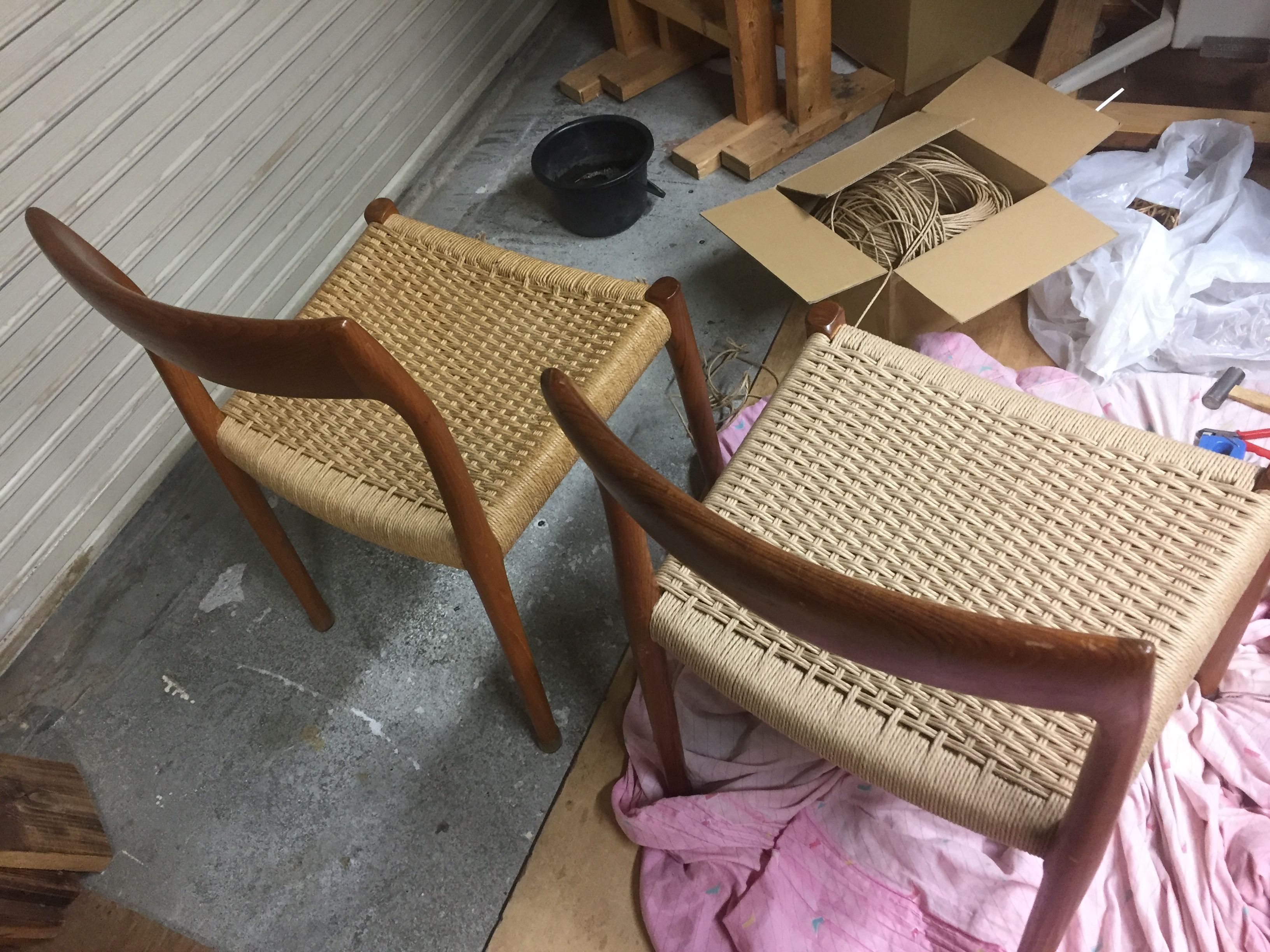 N O Moller Model77 ペーパーコード 張り替え おのえ椅子製作所 Onoechairのblog N O Moller Model77 ペーパーコード 張り替え おのえ椅子製作所 Onoechairのblog