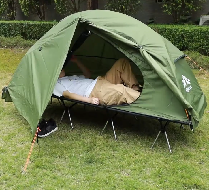 テントバカの気になるテント情報(Nightcatキャンピングコットテント