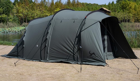 TOMOUNT トンネルテント グレー TOMOUNT公式 TOMOUNT テント 2ルーム