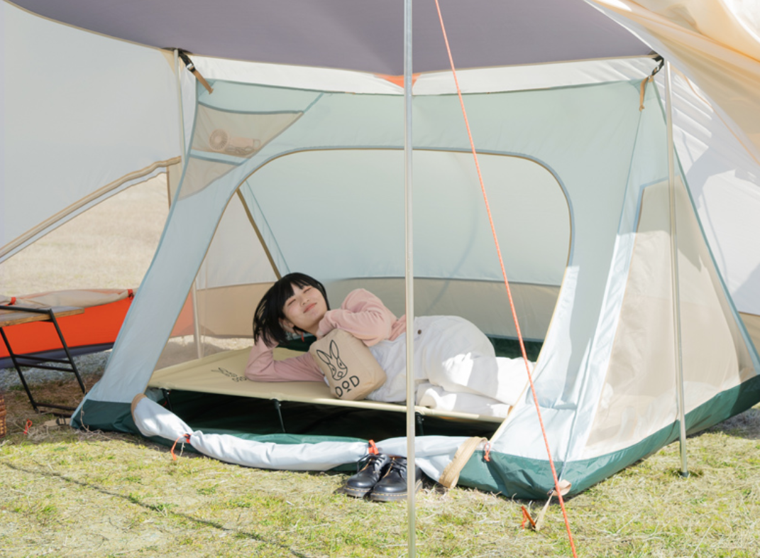 DOD新作はポップなパップ型？】1〜2人用テント「エコソウル