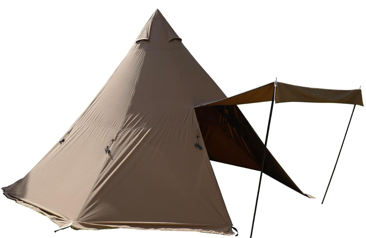 テントバカの気になるテント情報(Rcrcamp DOUBLE TC ONEPOLETENT