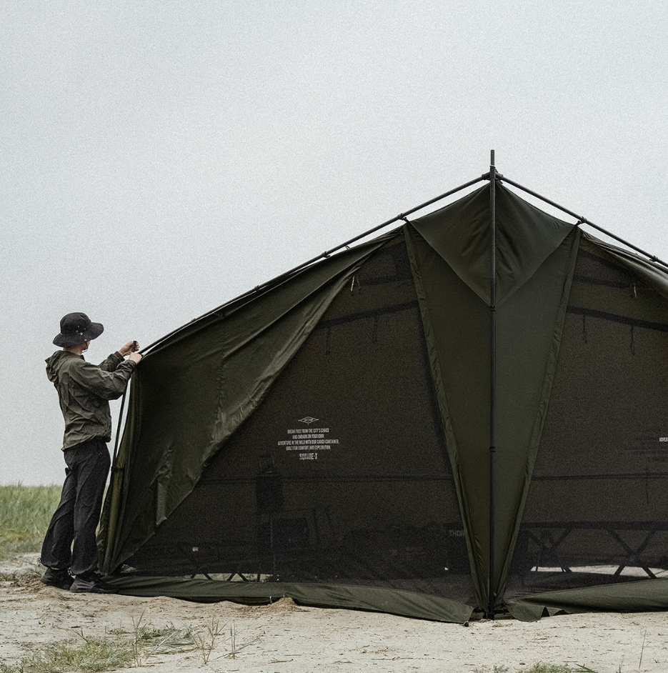 テントバカの新作テント情報 (CARGO CONTAINER [CC] SQUARE-X