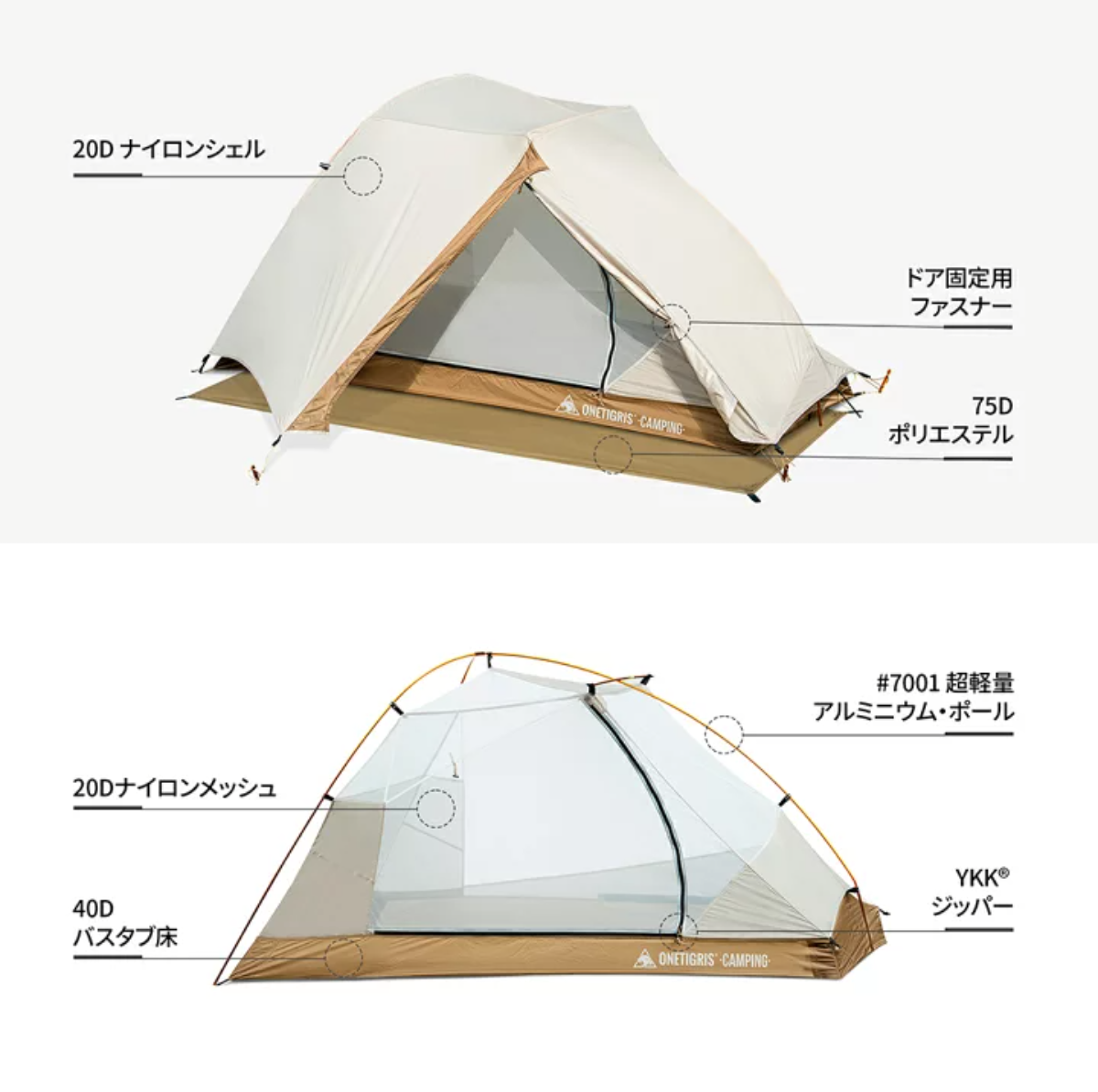 テントバカの新作テント情報(Onetigris Mona) : テントバカのキャンプ