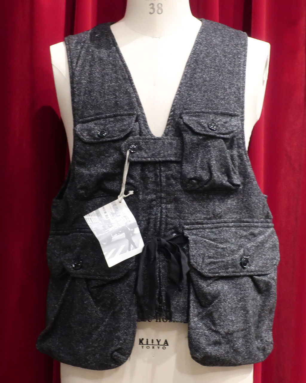 Engineered Garments - Game Vest / Blend Homespun : 物欲 Engineered Garments - Game Vest / Blend Homespun : 物欲