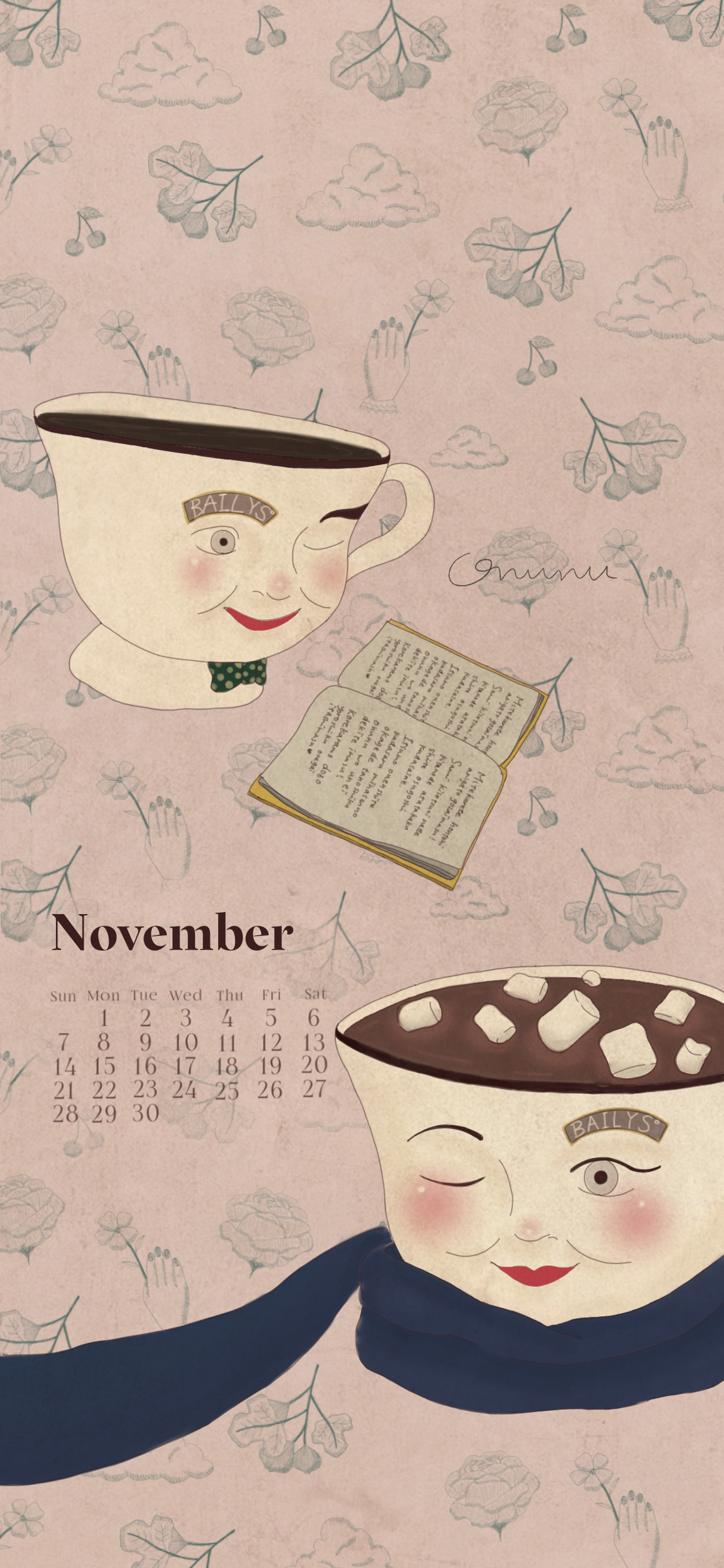 November Calendar 2021｜11月のカレンダー