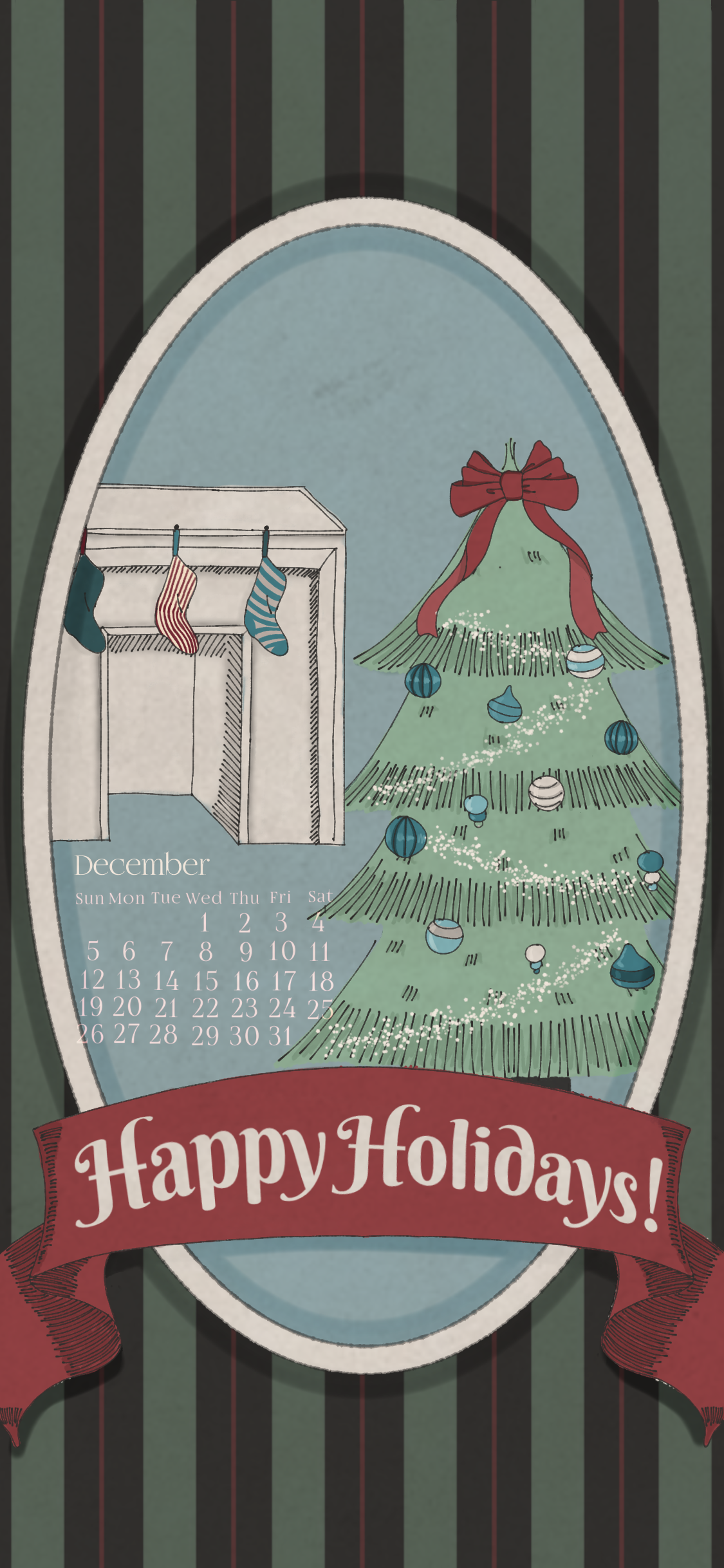 December Calendar 2021｜12月のカレンダー