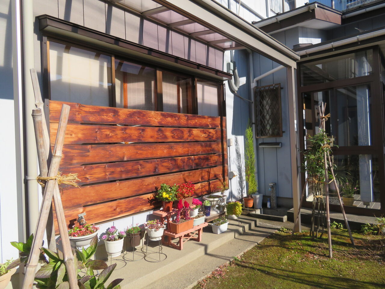 窓の冬囲い 銀の呟き