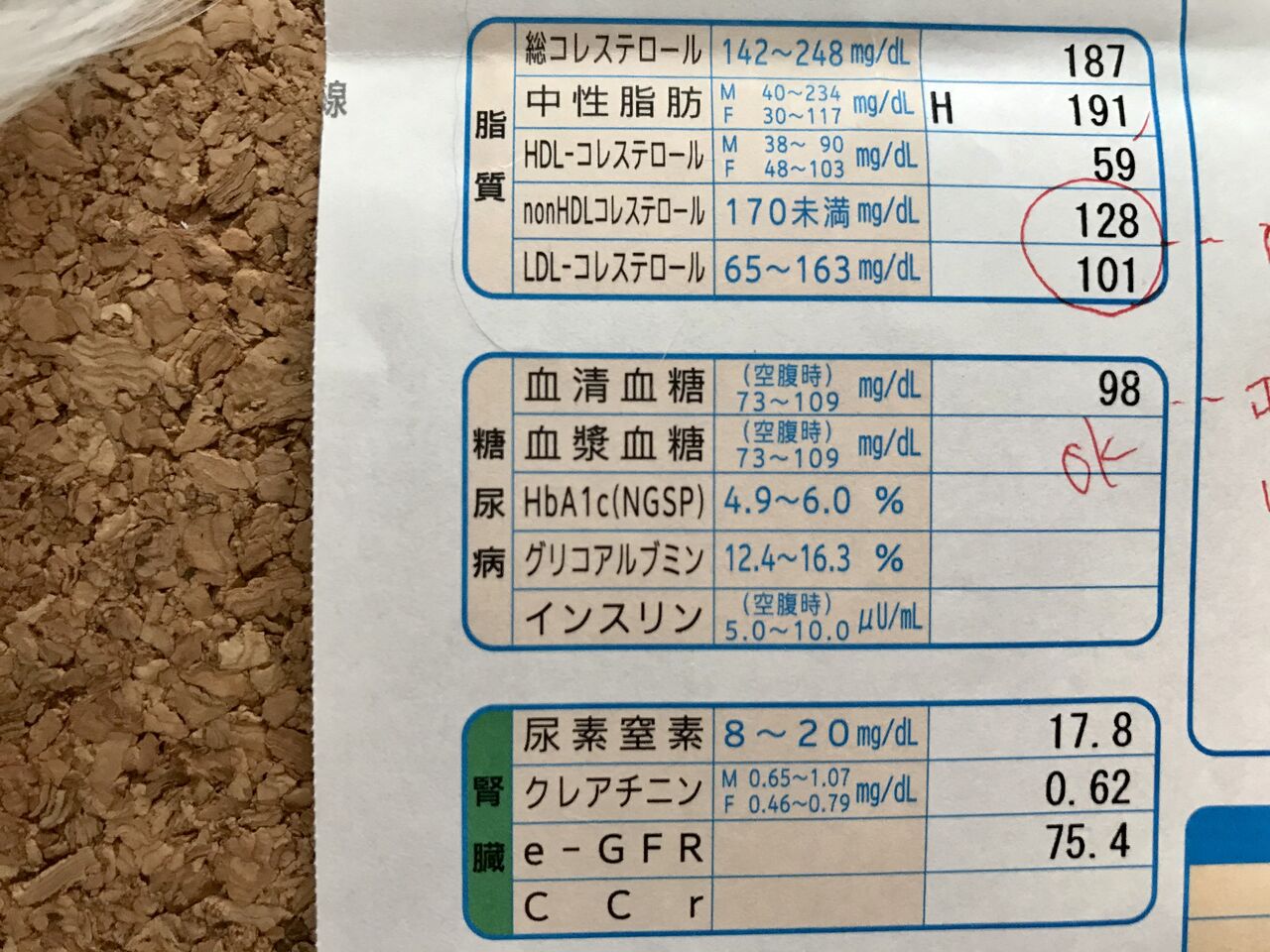 血液検査結果 私 膵臓で引っかかる ゚d゚ 真珠と珊瑚の狭間から