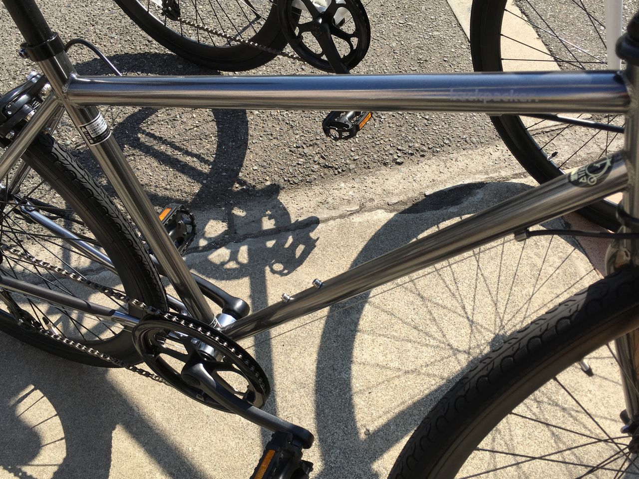 ウェルビーサイクル backpacker. ホワイト Sシルバー : オオハマ輪業のblog