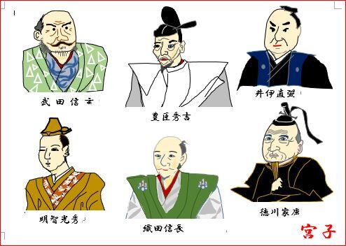 戦国の武将達 栃木市おおひらpcクラブ イラストblog 戦国の武将達 栃木市おおひらpcクラブ イラストblog