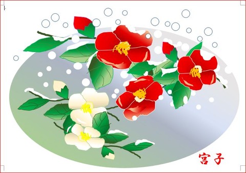 寒椿 栃木市おおひらpcクラブ イラストblog
