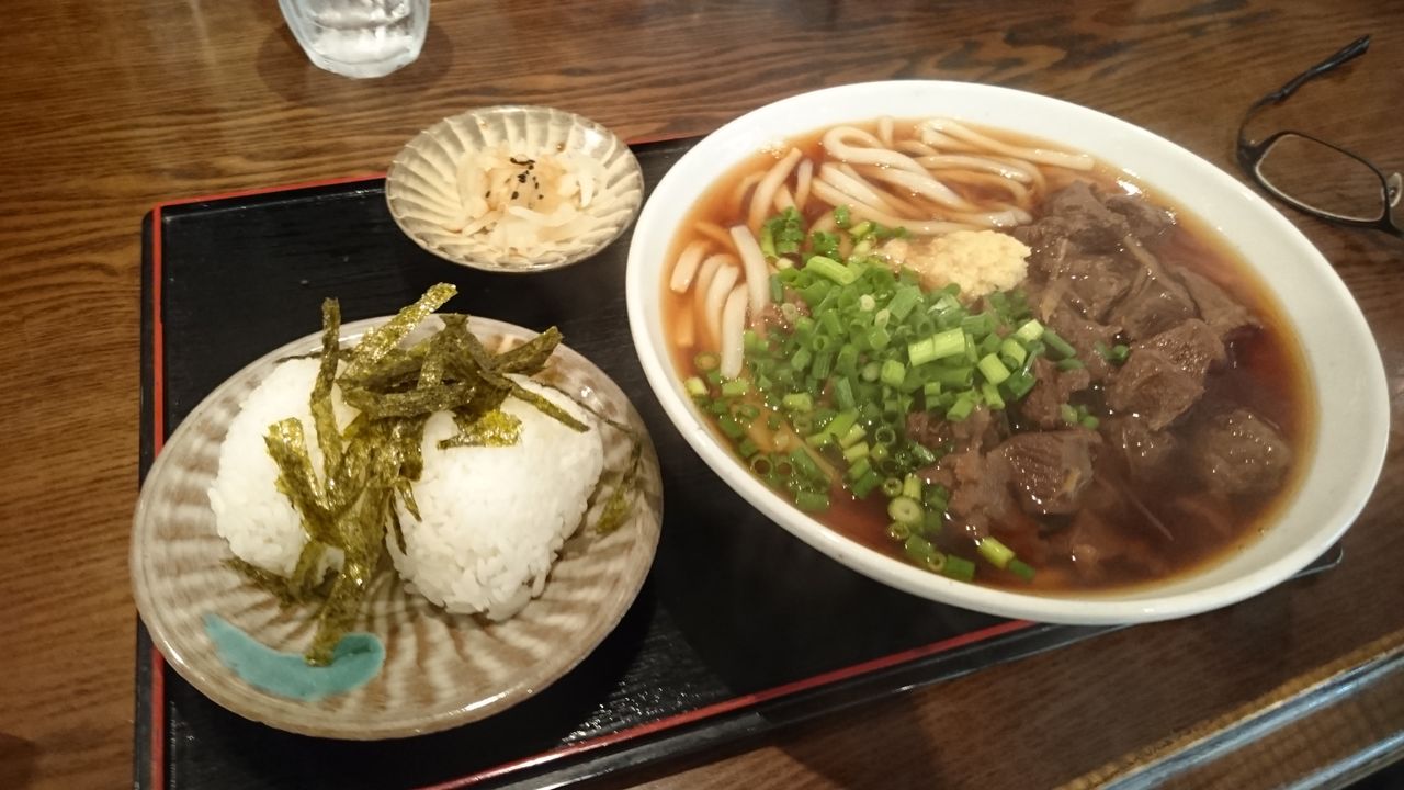 戸畑区 うどんや 肉うどん大盛 おにぎり 大神商店のblog