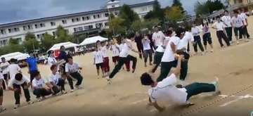 陰キャ運動会転倒