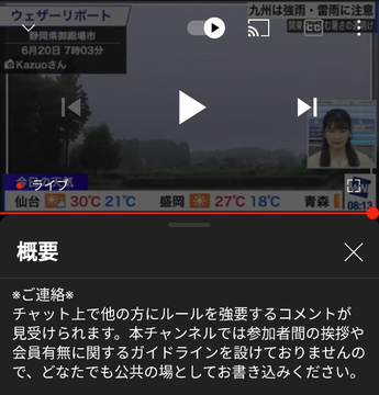 ウェザーニュース