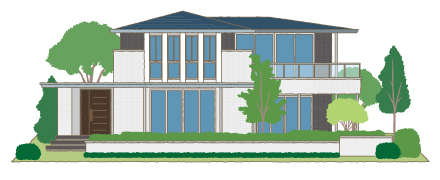 イラスト 住宅のイラスト Kyoko Ooisi