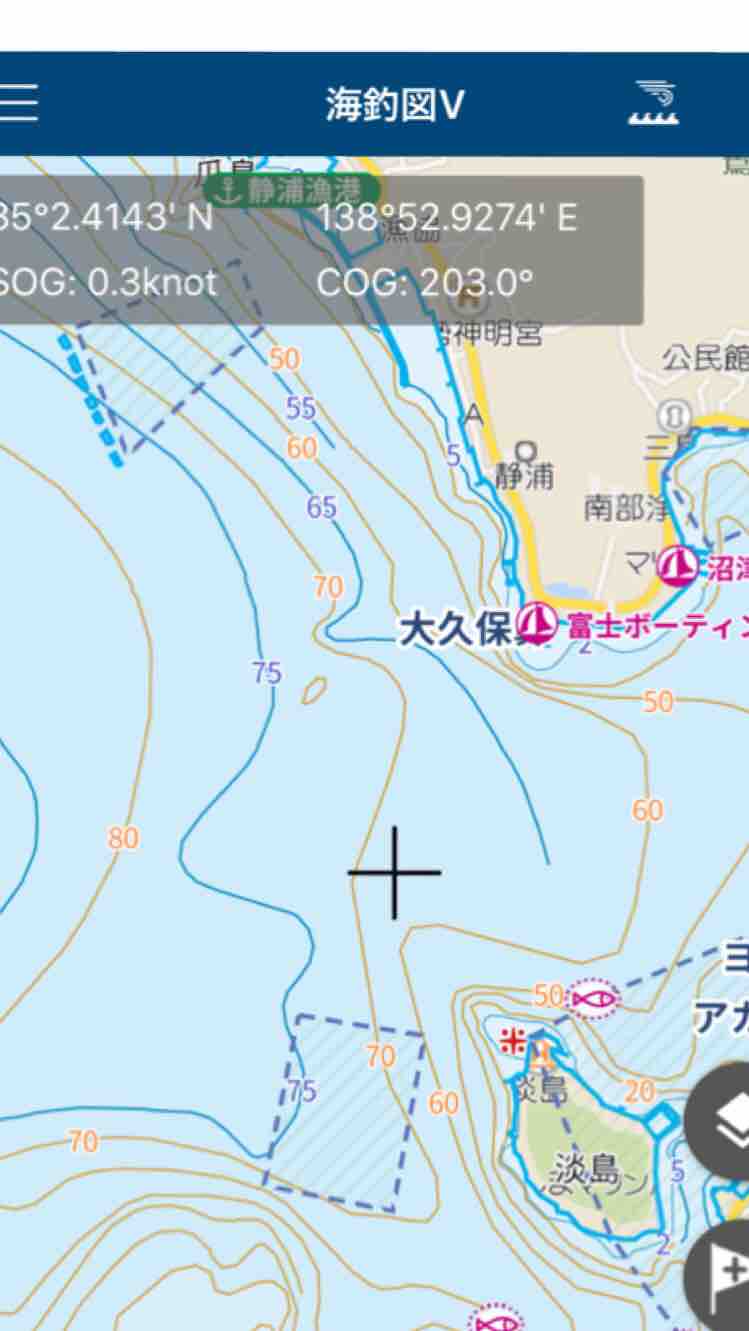 海釣り用gpsマップアプリ 海釣図v 中年サラリーマンの趣味日記