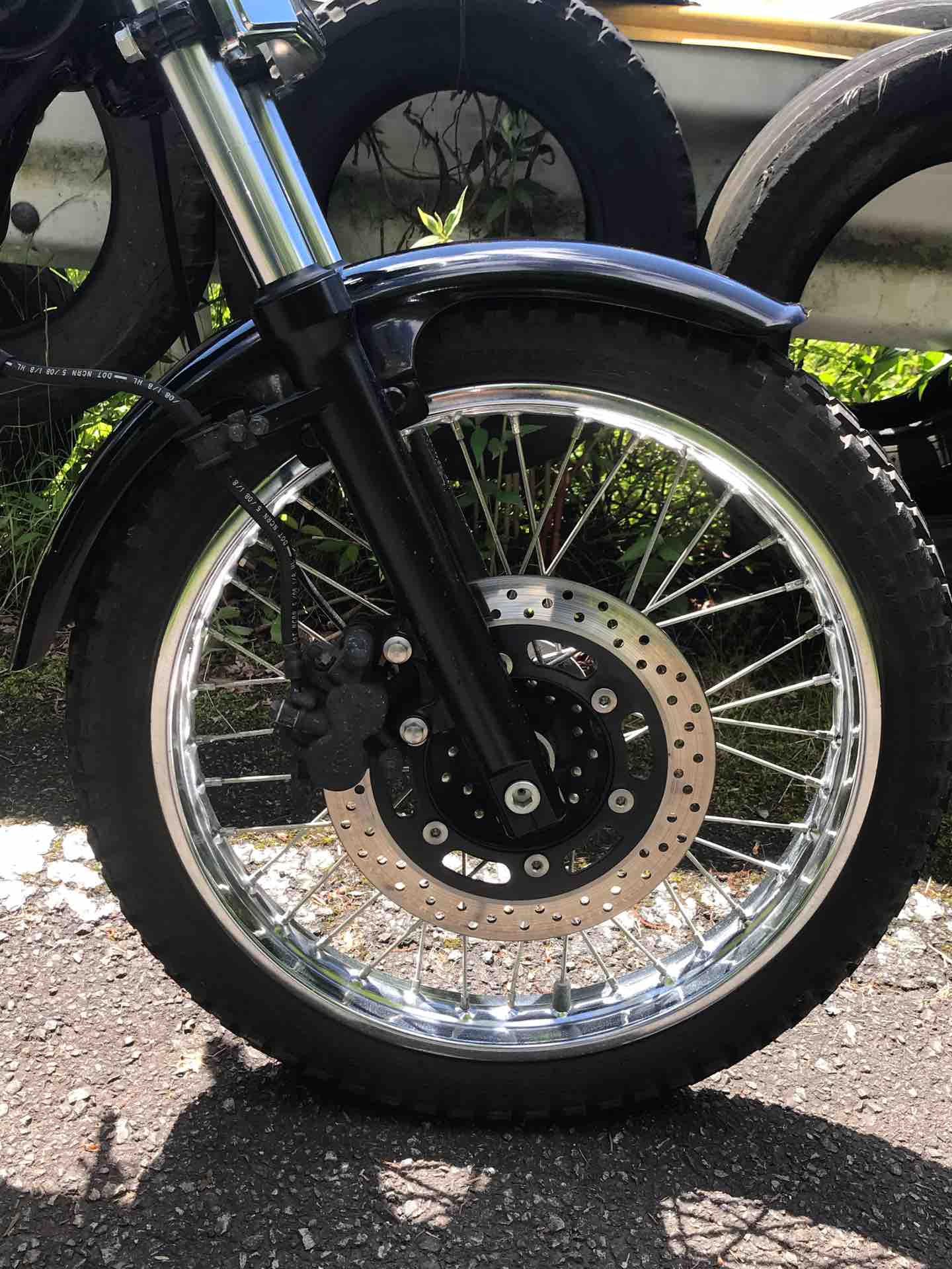 250trの前後フェンダー