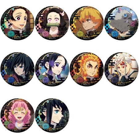 鬼滅の刃 螺鈿風 シリーズ 缶バッジ Vol.2 : 鬼滅の刃GOODS